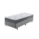 Cama Box Solteiro King Reforçado 96x203x38cm e Colchão Adapto Molas Ensacada B&G