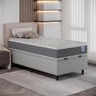 Cama Box Solteiro Molas Ensacadas 88x188x67 Bertha com Base Baú Hypnos Umaflex