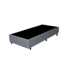 Cama Box Solteiro Reforçado Cinza 88x188x38 cm B&g Cama Box Solteiro Reforçado Cinza 88x188x38 cm B&g