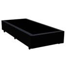 Cama Box Solteiro Sintético Mega Cama Preto 88x188x42cm Cama Box Solteiro Sintético Mega Cama Preto 88x188x42cm