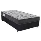 Cama Box Solteiro Suede + Colchão De Espuma D33 - SerenePrime - 88cm Marrom