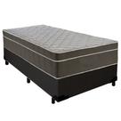 Cama Box Suede Solteiro + Colchão SerenePrime Molas Ensacadas 88x188x65 Preto Cama Box Suede Solteiro + Colchão SerenePrime Molas Ensacadas 88x188x65 Preto