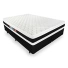 Cama Box Super King Preta + Colchão De Espuma D45 - Castor - Black White Double Face - 193x203x62cm Cama Box Super King Preta + Colchão De Espuma D45 - Castor - Black White Double Face - 193x203x62cm