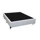Cama Box Viúva 128 Bello Box - Tecido Sintético Branco