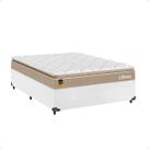 Cama Box Viúva + Colchão Life D33 Pillow Top 128x188