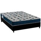 Cama Box Viúva: Colchão Ortopédico Ortobom D28/EP Anatômico Fort Tech ISO 60 + Base CRC Suede Black(128x188)