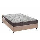 Cama Box Viúva: Colchão Ortopédico Ortobom D45 ISO 150 Mega Firme + Base CRC Suede Clean (128x188)