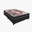 Cama Box Viuva Conjugada Ortopédico 5cm 43x128x188 Cama Box Viuva Conjugada Ortopédico 5cm 43x128x188