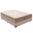 Cama Box Viúvo Bege e Colchão Los Angeles Molas V-Tech Cama Box Viúvo Bege e Colchão Los Angeles Molas V-Tech