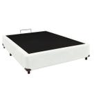 Cama Box Viuvo Branco Nature 128x188 Cama Box Viuvo Branco Nature 128x188
