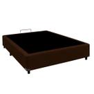 Cama Box Viuvo Marrom Nature 128x188