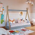 Cama Cabana de Solteiro 129cm X 198cm X 82,6cm Cama Cabana de Solteiro 129cm X 198cm X 82,6cm