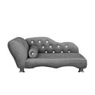 Cama Caminha Diva Pet Veludo Strass Cinza Dvinn Cinza