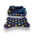 cama caminha P cama pet pequeno 50x50cm kit pet cama +manta e tapete cama caminha P cama pet pequeno 50x50cm kit pet cama +manta e tapete