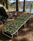 Cama Camping Dobrável Com Colchonete Compacta E Resistente Branco Cama Camping Dobrável Com Colchonete Compacta E Resistente Branco