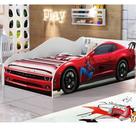 Cama Carro Infantil Homem Aranha com Colchão juvenil 100% MDF Quarto