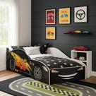 Cama Carro Infantil Montessoriana em MDF Para Quarto Menino Com Proteção Lateral