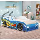 Cama Carro Kaboom Azul Solteiro