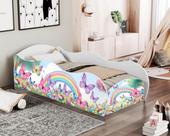 Cama Carro Meninas em MDF com Colchão