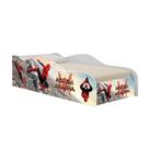 Cama Carro Mini Infantil Homem Aranha Adesivada Decorativa para Criança Quarto Infantil