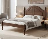 Cama Casal 140cm 100% Madeira Maciça Linha Ouro