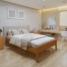 Cama Casal 148,5cm Turca Slim em Madeira Maciça
