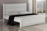 Cama Casal 187 100% MDF Neve - Móveis Valverde