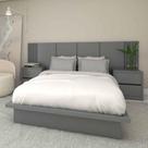 Cama Casal 2 Mesas c/ 2 Gavetas e Cabeceira Sob Medida MDF Cama Casal 2 Mesas c/ 2 Gavetas e Cabeceira Sob Medida MDF