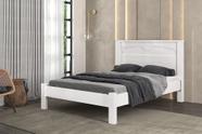 Cama Casal Amsterdã Robusta Camas Fenix MDF Pés Reforçados Colchão 138x188cm