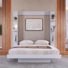 Cama Casal Articulável Vertical com Estante 140 Vancouver
