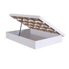 Cama Casal Box Baú 140 Bogotá Branco