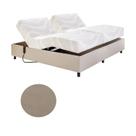 Cama Casal Centauro Corano Bufalo Bege Escuro 140x200x64
