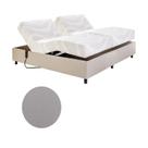 Cama Casal Centauro Facto Slip Prata 140x200x64 cm Pilati