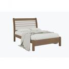 Cama Casal Com Detalhe Esmeralda Plus - D' Doro Castanho/off White/ripado