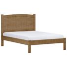 Cama Casal De Madeira Maciça Para Colchão 138x188 Selena F06 Freijó - Lyam Decor Cama Casal De Madeira Maciça Para Colchão 138x188 Selena F06 Freijó - Lyam Decor