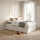 Cama Casal Dubai 4 Gavetas MDF sem Cabeceira