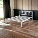 Cama Casal Em Aço Helena Super Resistênte