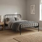 Cama Casal em Aço Tubular Julia Preto Yescasa