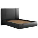Cama Casal Flutuante Com Cabeceira 140cm Astra W01 Facto Preto Lyam Decor Cama Casal Flutuante Com Cabeceira 140cm Astra W01 Facto Preto Lyam Decor