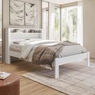 Cama Casal Invicta com Baú Branco Cama Casal Invicta com Baú Branco