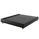 Cama Casal Japonesa Pés Madeira 154cm Firenze Corano Preto - Nexta Casa Cama Casal Japonesa Pés Madeira 154cm Firenze Corano Preto - Nexta Casa