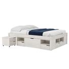 Cama Casal Kiara Branco Lavado Cama Casal Kiara Branco Lavado
