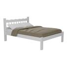 Cama Casal Madeira Maciça para Colchão 128/138X188cm Capri Multimóveis CR4140 Branca Cama Casal Madeira Maciça para Colchão 128/138X188cm Capri Multimóveis CR4140 Branca