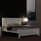 Cama Casal Milano, para Colchão no Tamanho 1,38x1,88 cm Branco Cama Casal Milano, para Colchão no Tamanho 1,38x1,88 cm Branco