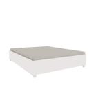 Cama Casal Mônaco Tcil Móveis Cor:Branco