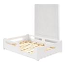 CAMA CASAL MONTESSORI 193x143 GRADE PROTEÇÃO COM COLCHÃO D33