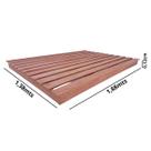 Cama Casal Montessoriana Penafort 138x188x12 Imbuia