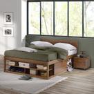 Cama Casal Multifuncional Madeira Maciça Irara CabeCasa MadeiraOriginals