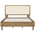 Cama Casal Palhinha Oslo 27055 Pes Madeira 152 cm Artesano Cama Casal Palhinha Oslo 27055 Pes Madeira 152 cm Artesano