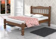 Cama casal palmo castanho